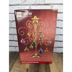 JCPenney Home Collection gold ornament tree New In Box Vintage
